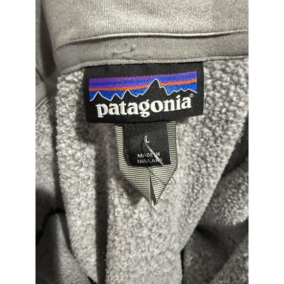 Patagonia Womens Better Sweater 1/4 Zip Fleece Jacket Heathered Gray Large - Picture 5 of 5